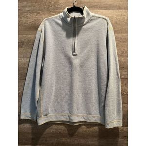 Tommy Bahama Jeans Mens Reversible Blue Pullover Sweater Size XXL